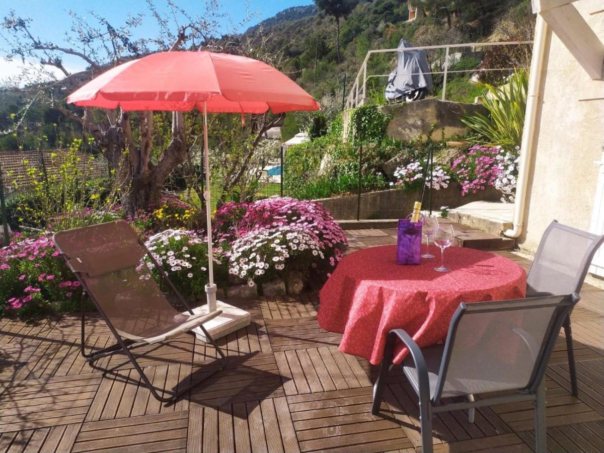 Studio Le Romantique A 20 Kms De Nice Bendejun Ngoại thất bức ảnh