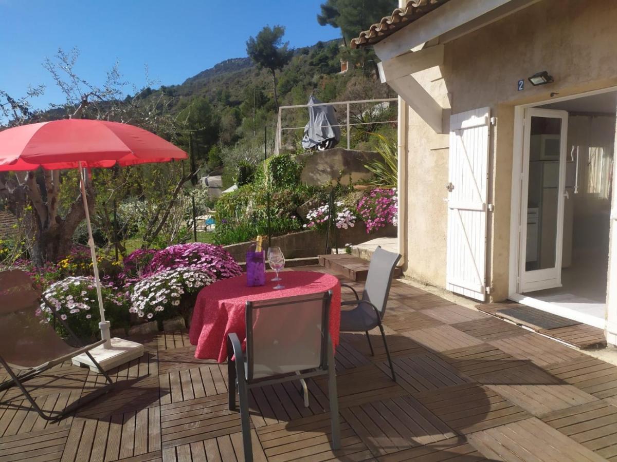 Studio Le Romantique A 20 Kms De Nice Bendejun Ngoại thất bức ảnh